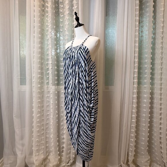 Comfy Stylish Stretch-Knit Tie-Dye Cover-Up Vacation Lounge Dress - Picture 4 of 11